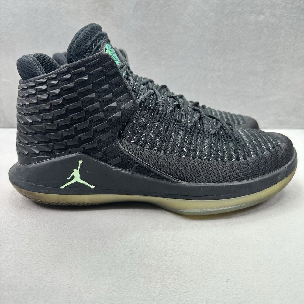 Mens Size 10 Air Jordan 32 XXXII Black Cat Shoes Black Metallic Silver 2018‎